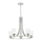 Z-Lite Beckett 5 Light Chandelier, Brushed Nickel And Clear Seedy 492-5BN - alternate 1
